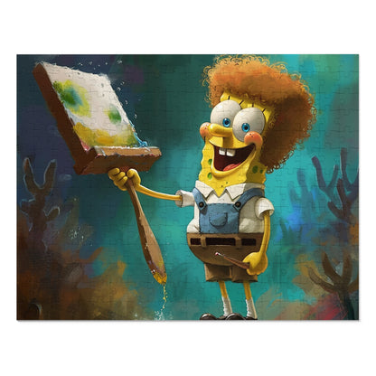 SpongeBob Ross Jigsaw Puzzle (30, 110, 252-Piece)