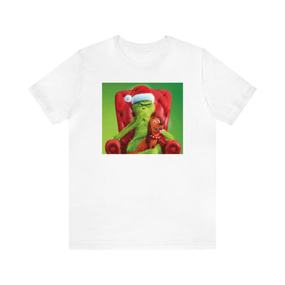 Mr Grinch and Max  Unisex Jersey Short Sleeve Tee