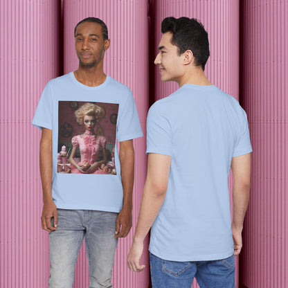 Creepy Barbie Doll Unisex Jersey Short Sleeve Tee