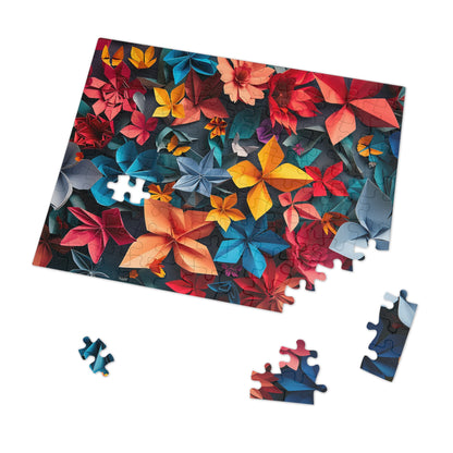 Flower Origami Jigsaw Puzzle (30, 110, 252, 500,1000-Piece)