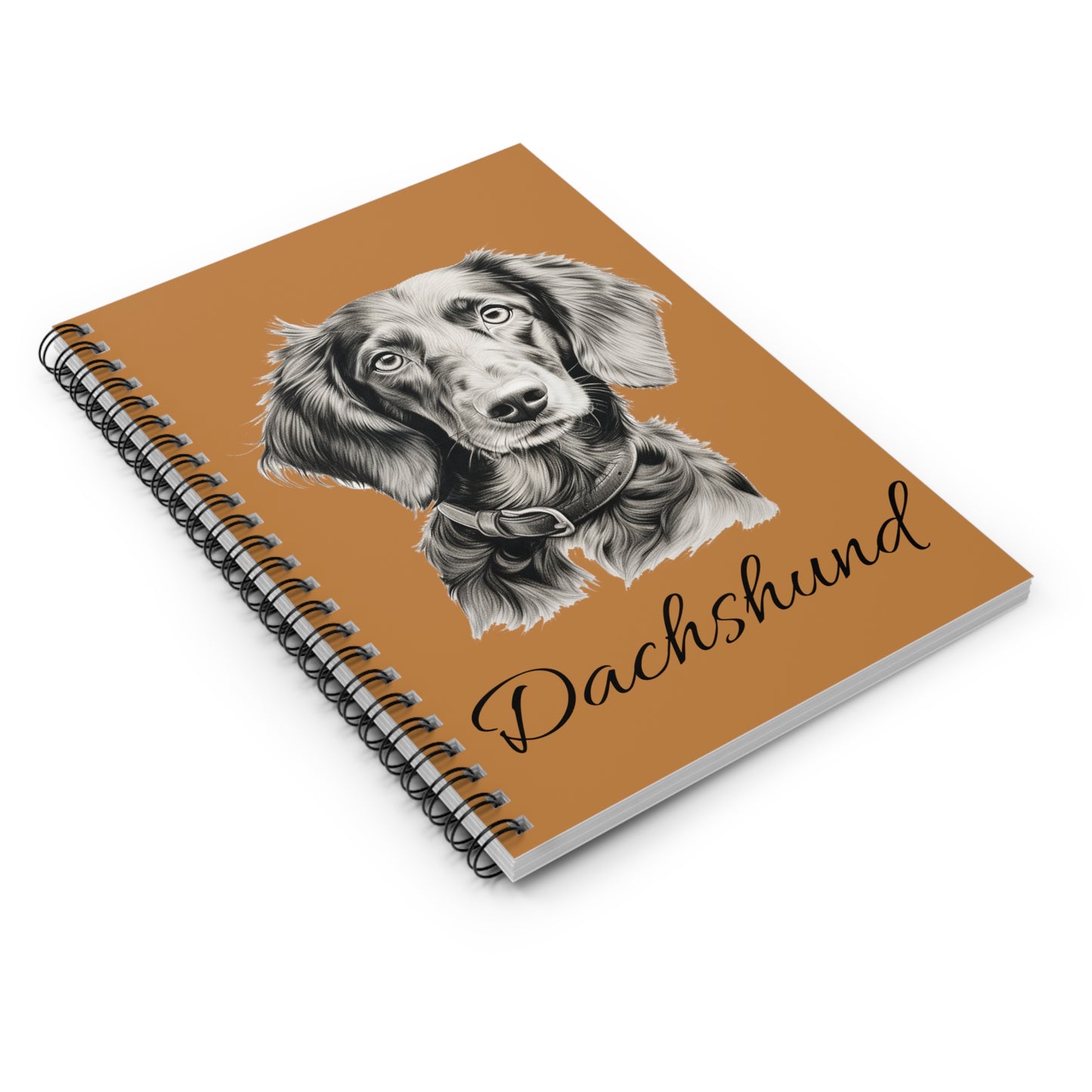 Dachshund Spiral Notebook - Ruled Line