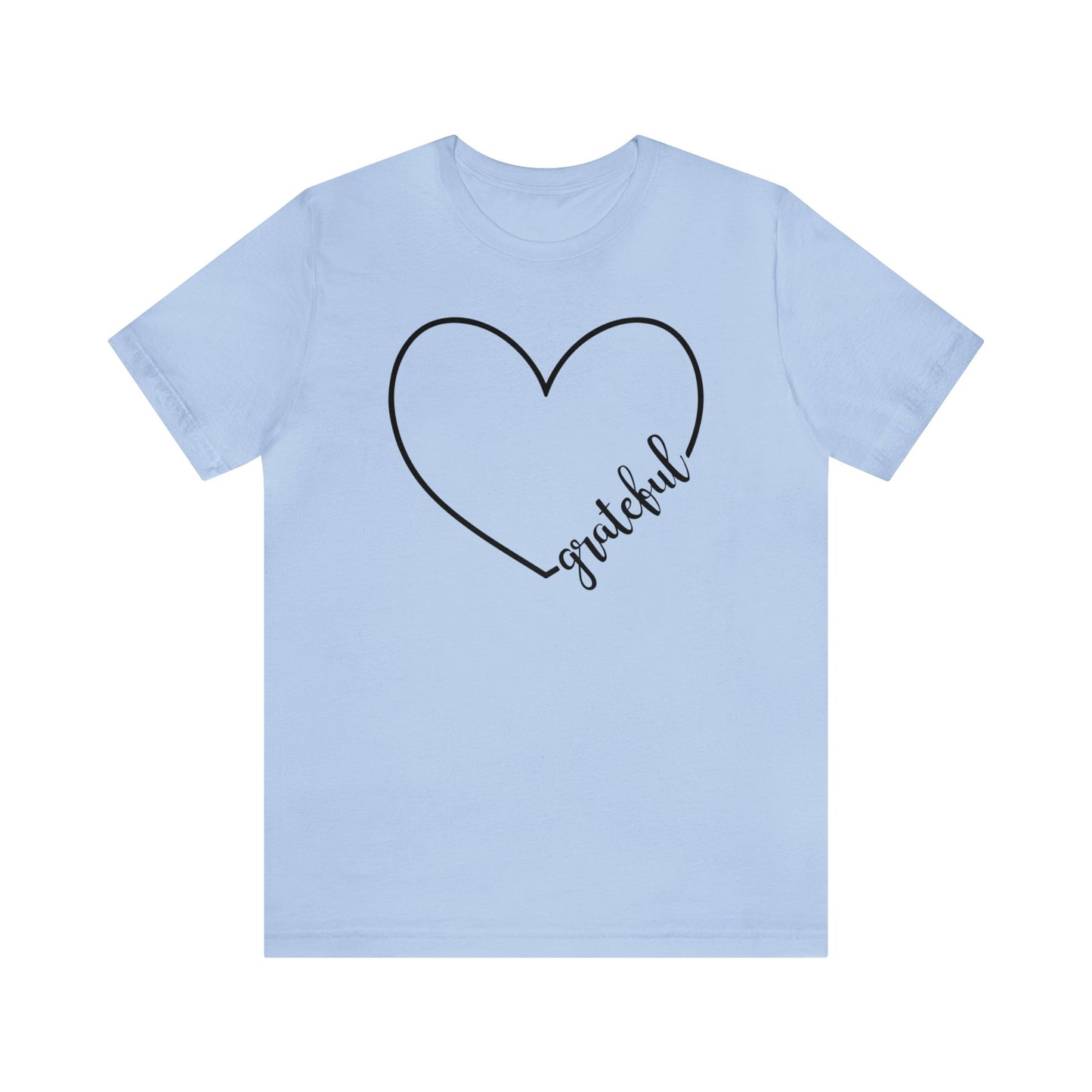 Grateful Heart  Unisex Jersey Short Sleeve Tee