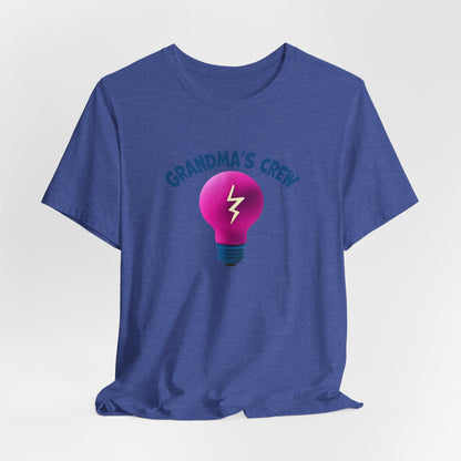 Grandma's Crew  Unisex Jersey Tee - Fun Gift for Grandparents