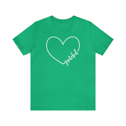 Grateful Heart  Unisex Jersey Short Sleeve Tee