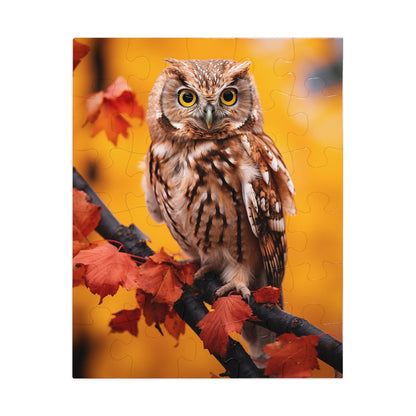 Autumn Owl Jigsaw Puzzle (30, 110, 252, 500,1000-Piece)