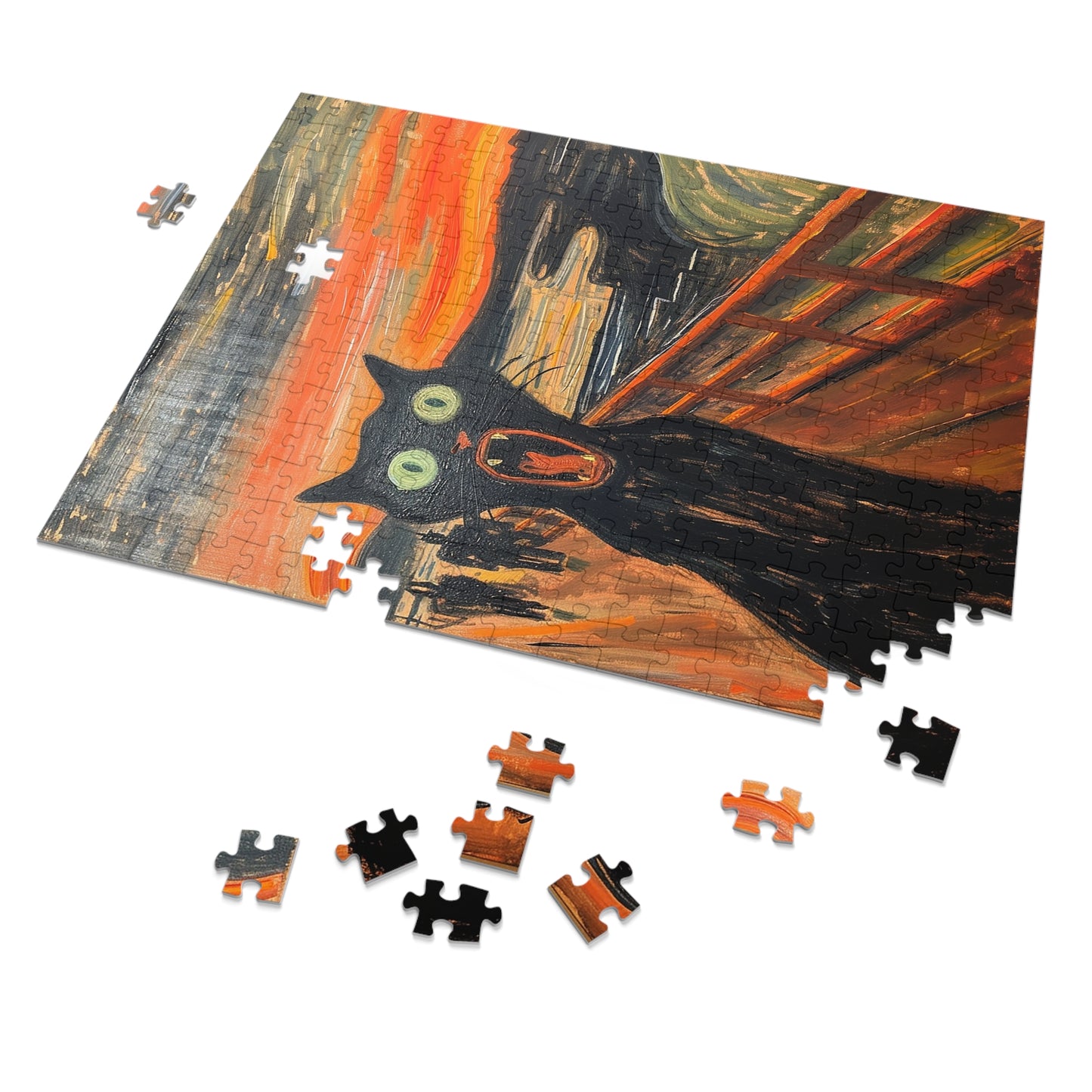 The Cat Scream Jigsaw Puzzle (30, 110, 252, 500,1000-Piece)