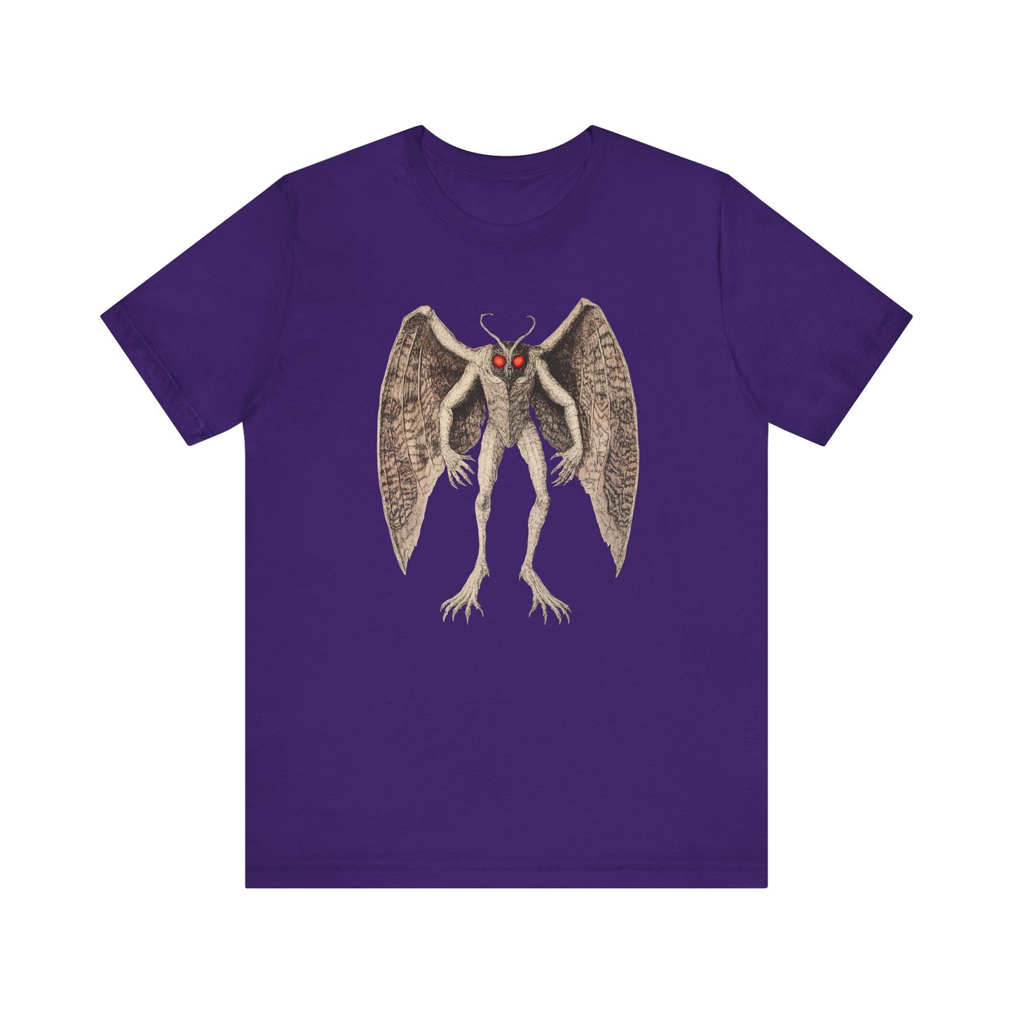 Mothman Unisex Jersey Tee - Paranormal Graphic T-Shirt