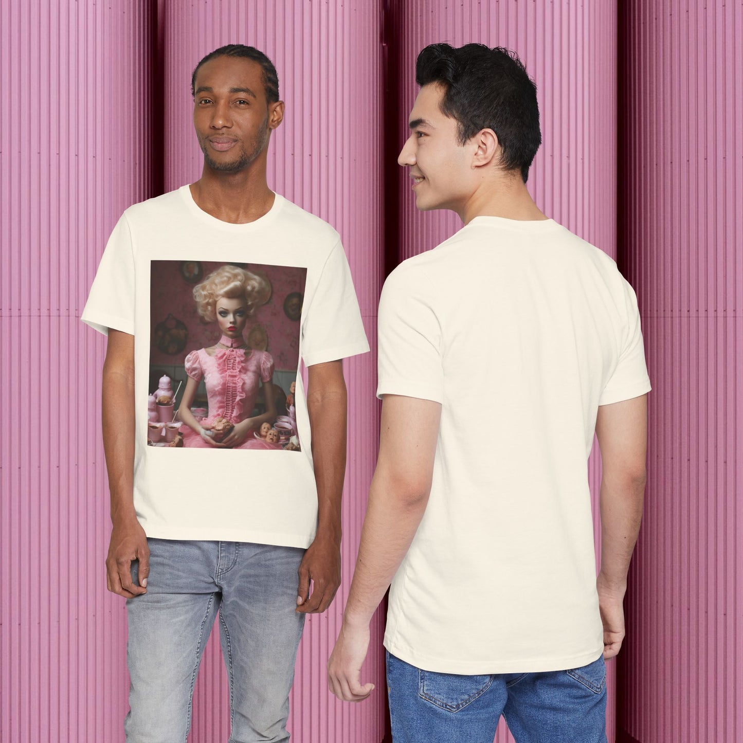 Creepy Barbie Doll Unisex Jersey Short Sleeve Tee