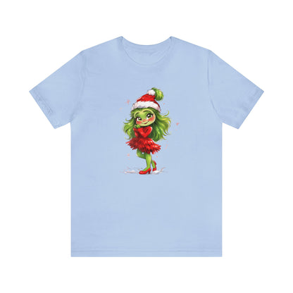 Lady Grinch  Unisex Jersey Short Sleeve Tee