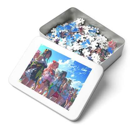 Anime Girl Lineup  Jigsaw Puzzle (30, 110, 252, 500,1000-Piece)