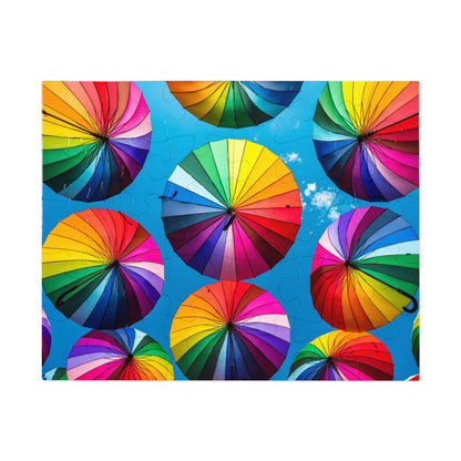 Umbrellas in the Sky  Jigsaw Puzzle (30, 110, 252, 500,1000-Piece)