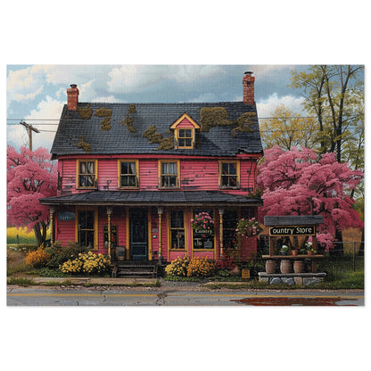 Country Store in Spring  Jigsaw Puzzle (30, 110, 252, 500,1000-Piece)