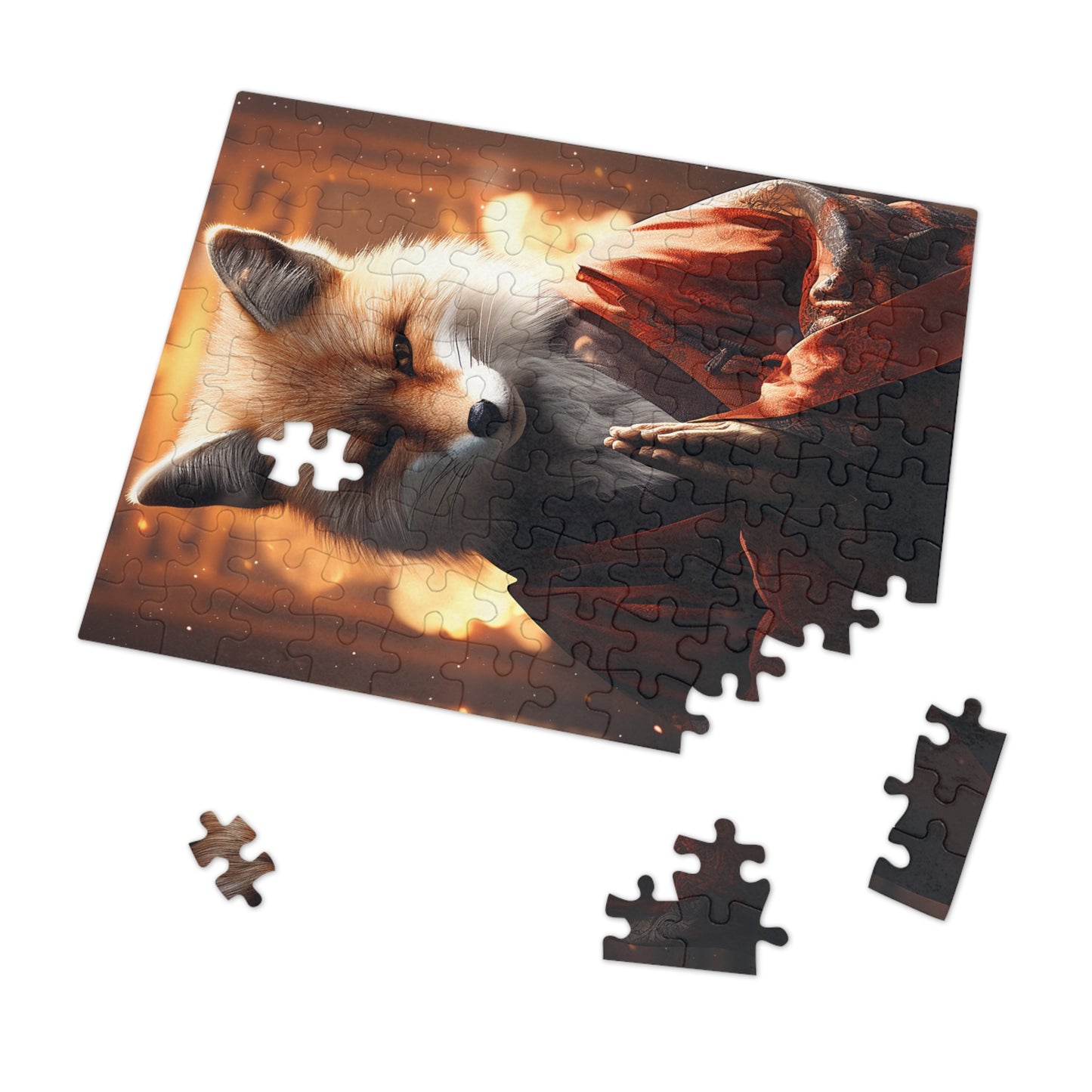 Sensei Fox Jigsaw Puzzle (30, 110, 252, 500,1000-Piece)