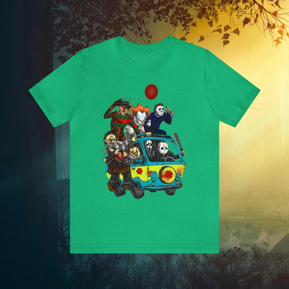 Horror Mystery Machine Unisex Jersey Short Sleeve Tee