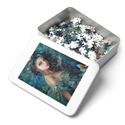 The Blue Butterfly Fairy Jigsaw Puzzle (30, 110, 252, 500,1000-Piece)