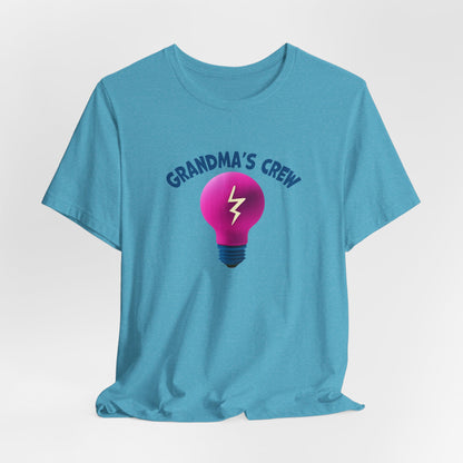 Grandma's Crew  Unisex Jersey Tee - Fun Gift for Grandparents