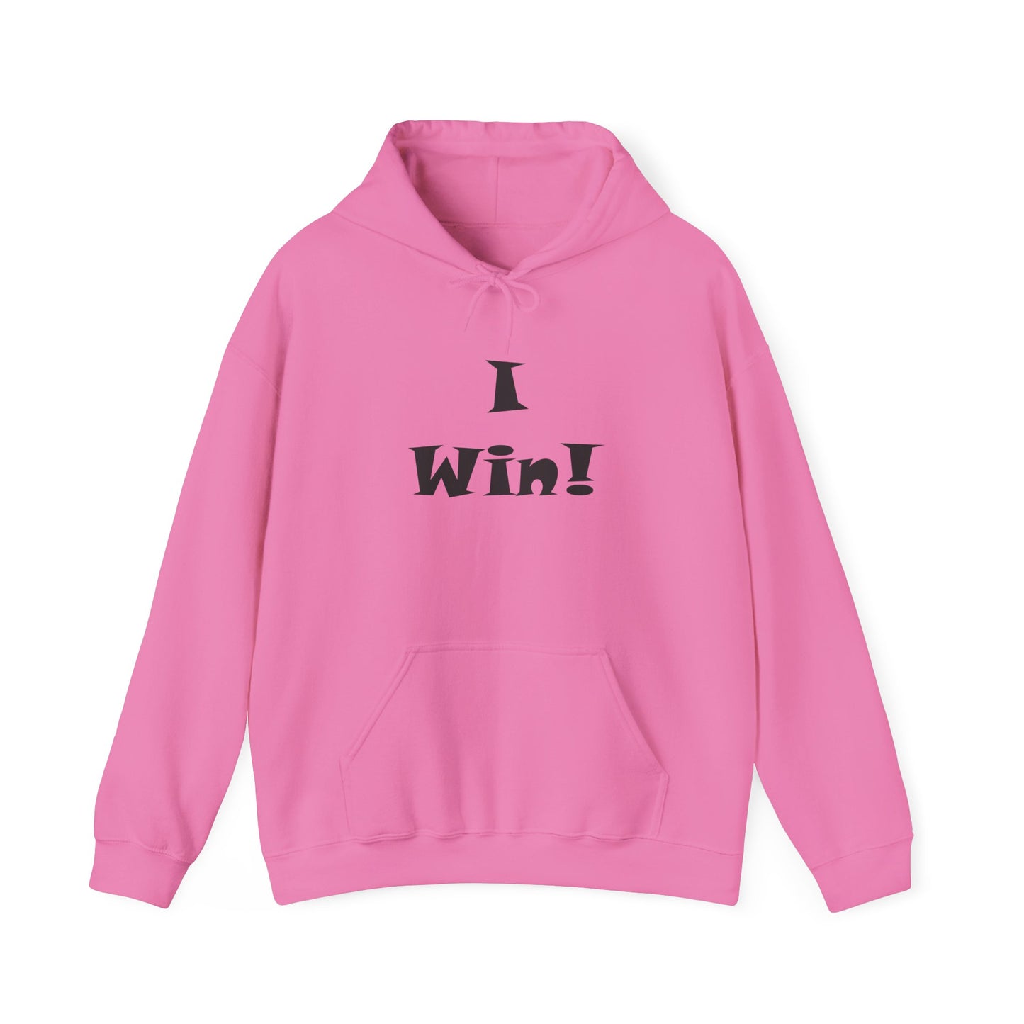 I Win! Unisex Heavy Blend™ Hooded Sweatshirt - Motivational Hoodie for Celebrations