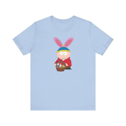 Easter Bunny Cartman   Unisex Jersey Short Sleeve Tee