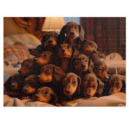 Pile o Puppies!  Jigsaw Puzzle (30, 110, 252, 500,1000-Piece)