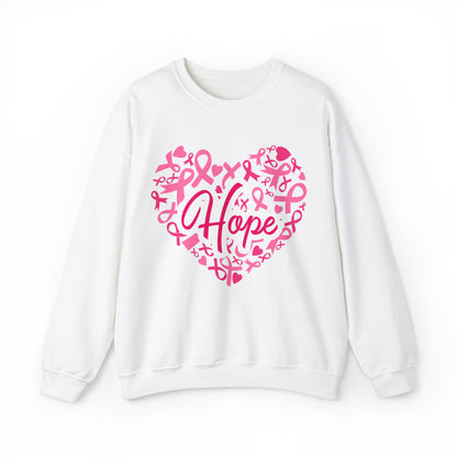 Hope Heart Breast Cancer Awareness Sweatshirt