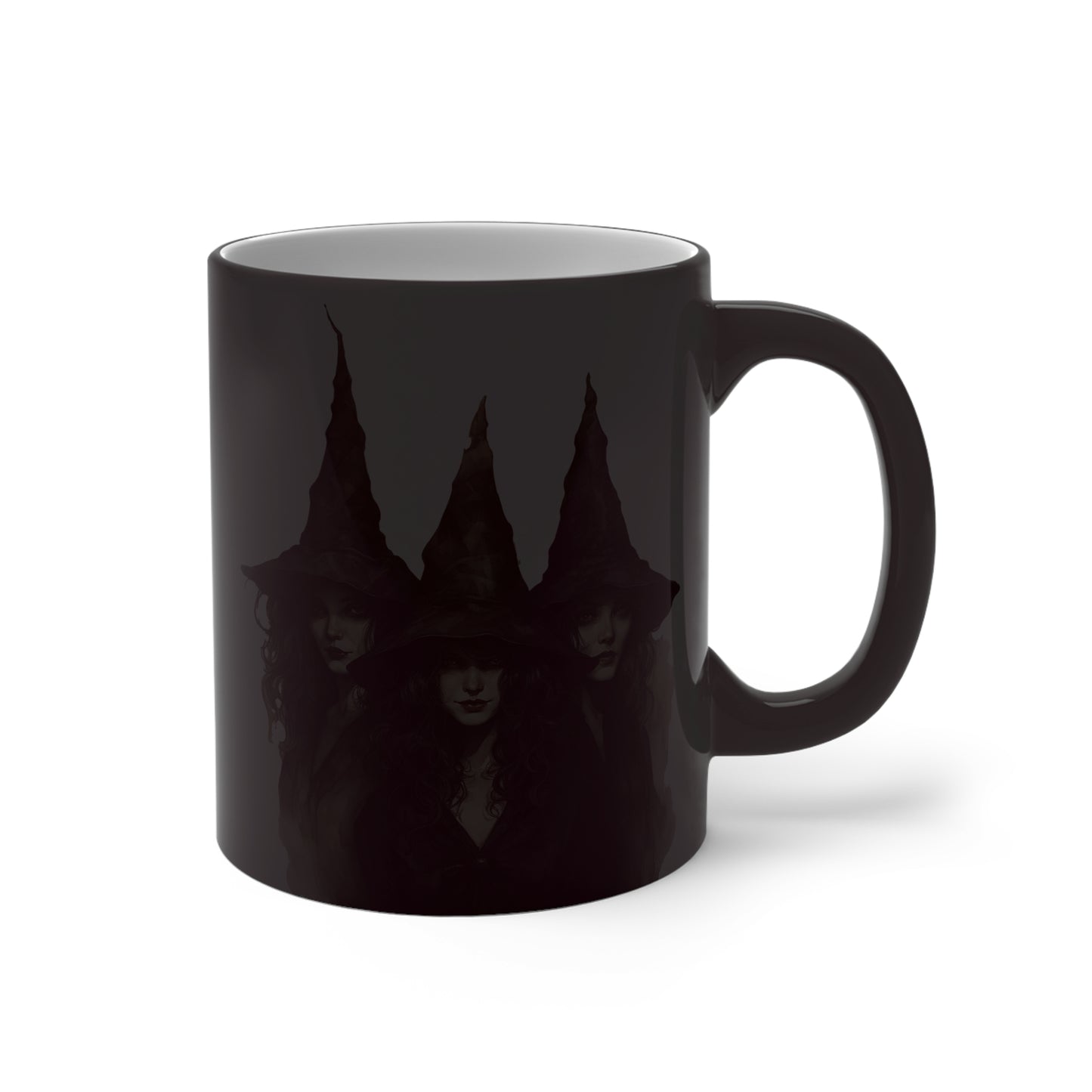 Classic Witch Picture, Halloween Mug, Color Changing Mug