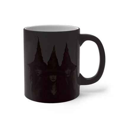 Classic Witch Picture, Halloween Mug, Color Changing Mug