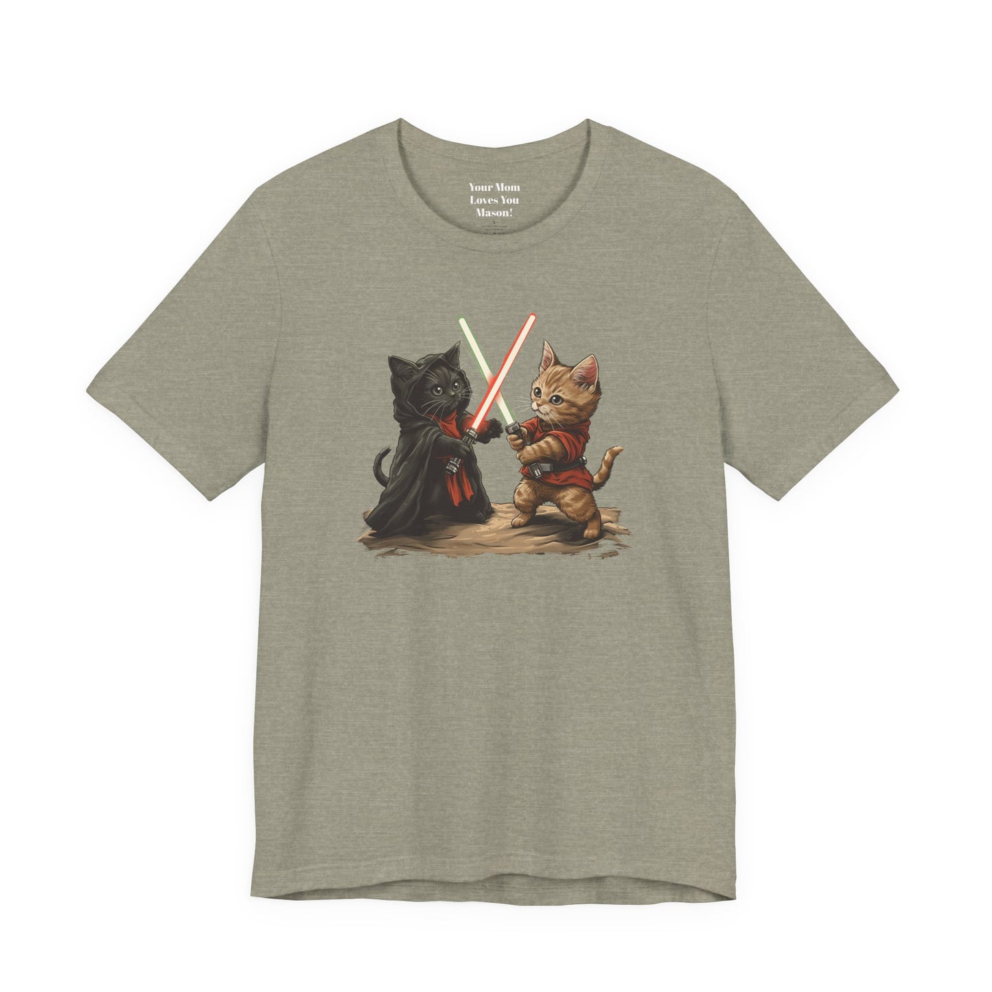 Kitty Star Wars Battle Unisex Jersey Short Sleeve Tee