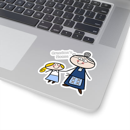 Grandma's House Logo Kiss-Cut Stickers