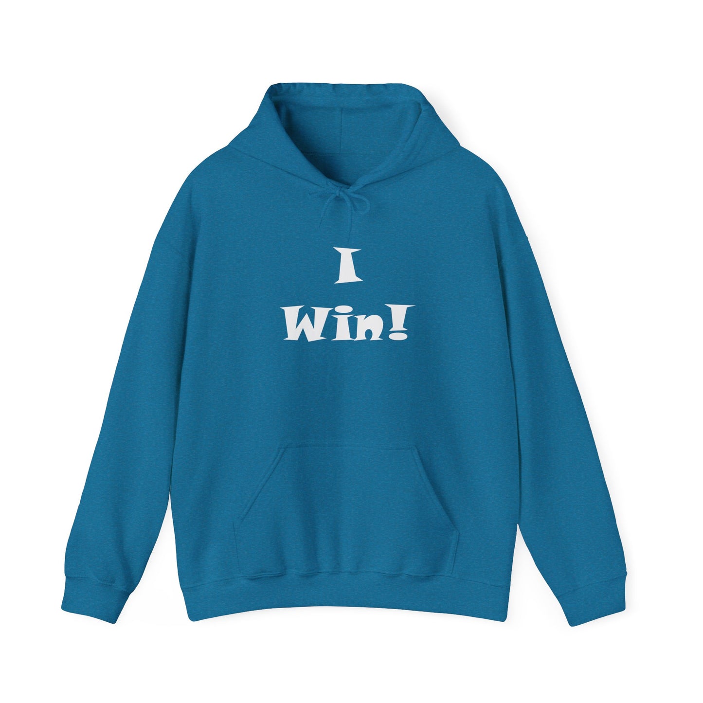 I Win! Unisex Heavy Blend™ Hooded Sweatshirt - Motivational Hoodie for Celebrations