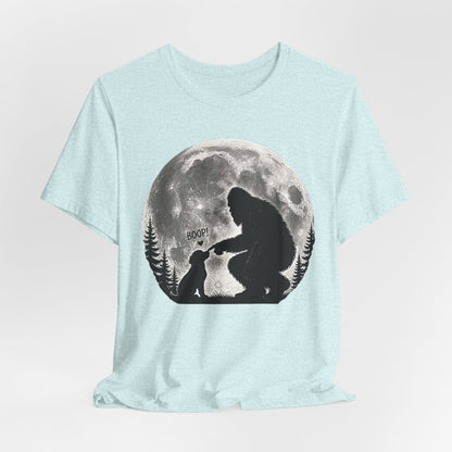Bigfoot Boops Sweet Puppy Dog Unisex Jersey Short Sleeve Tee