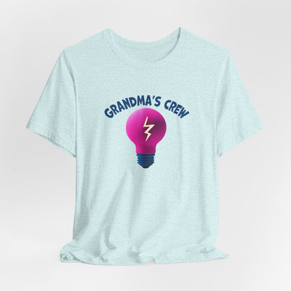 Grandma's Crew  Unisex Jersey Tee - Fun Gift for Grandparents