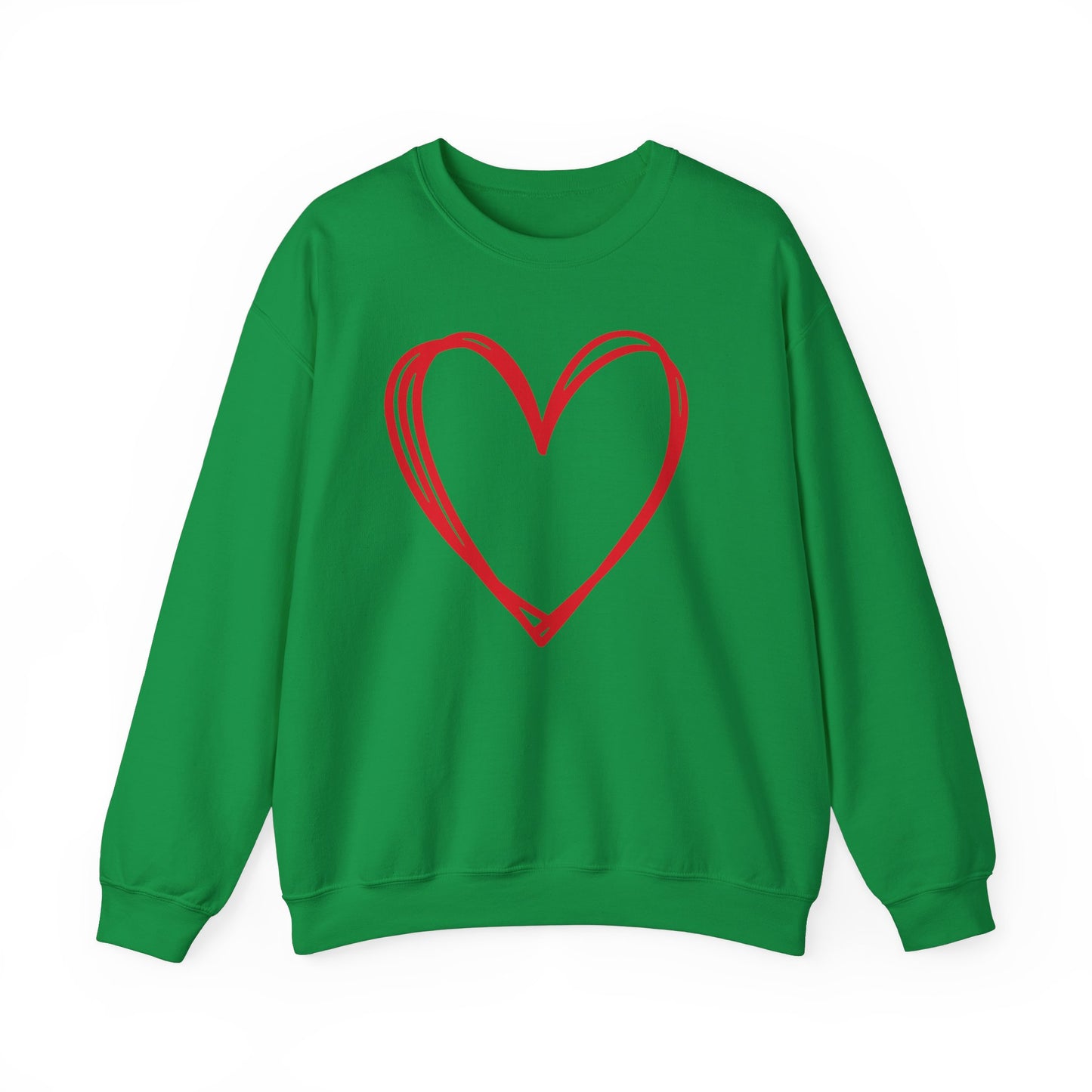 Hand-drawn Heart  Unisex Heavy Blend™ Crewneck Sweatshirt