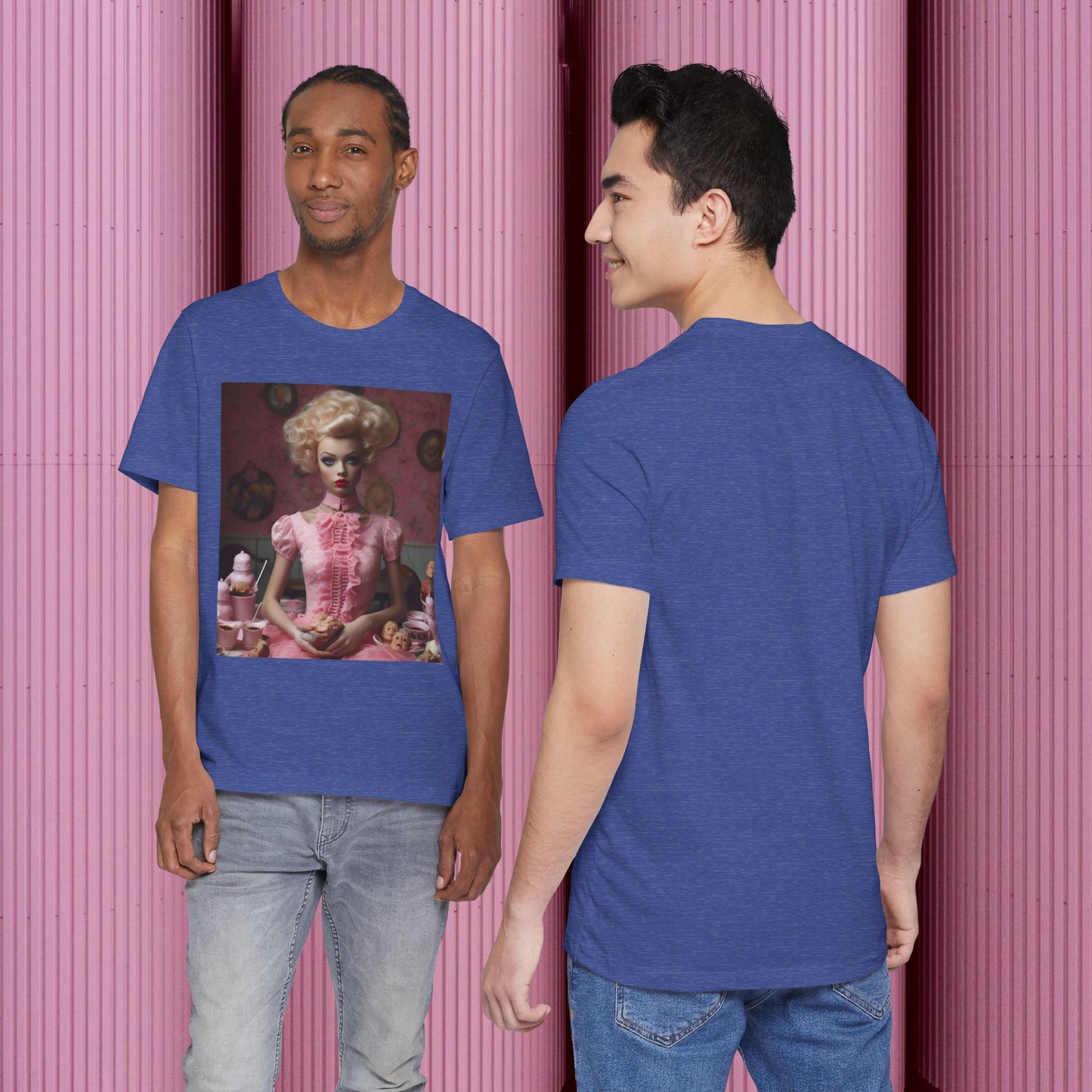 Creepy Barbie Doll Unisex Jersey Short Sleeve Tee