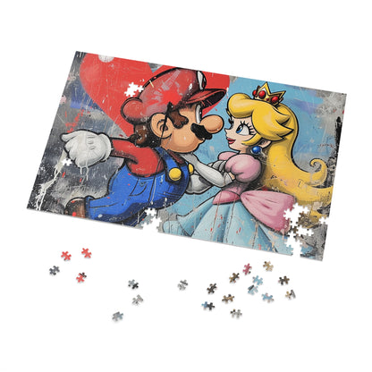 Mario and Princess Love Jigsaw Puzzle (30, 110, 252, 500,1000-Piece)