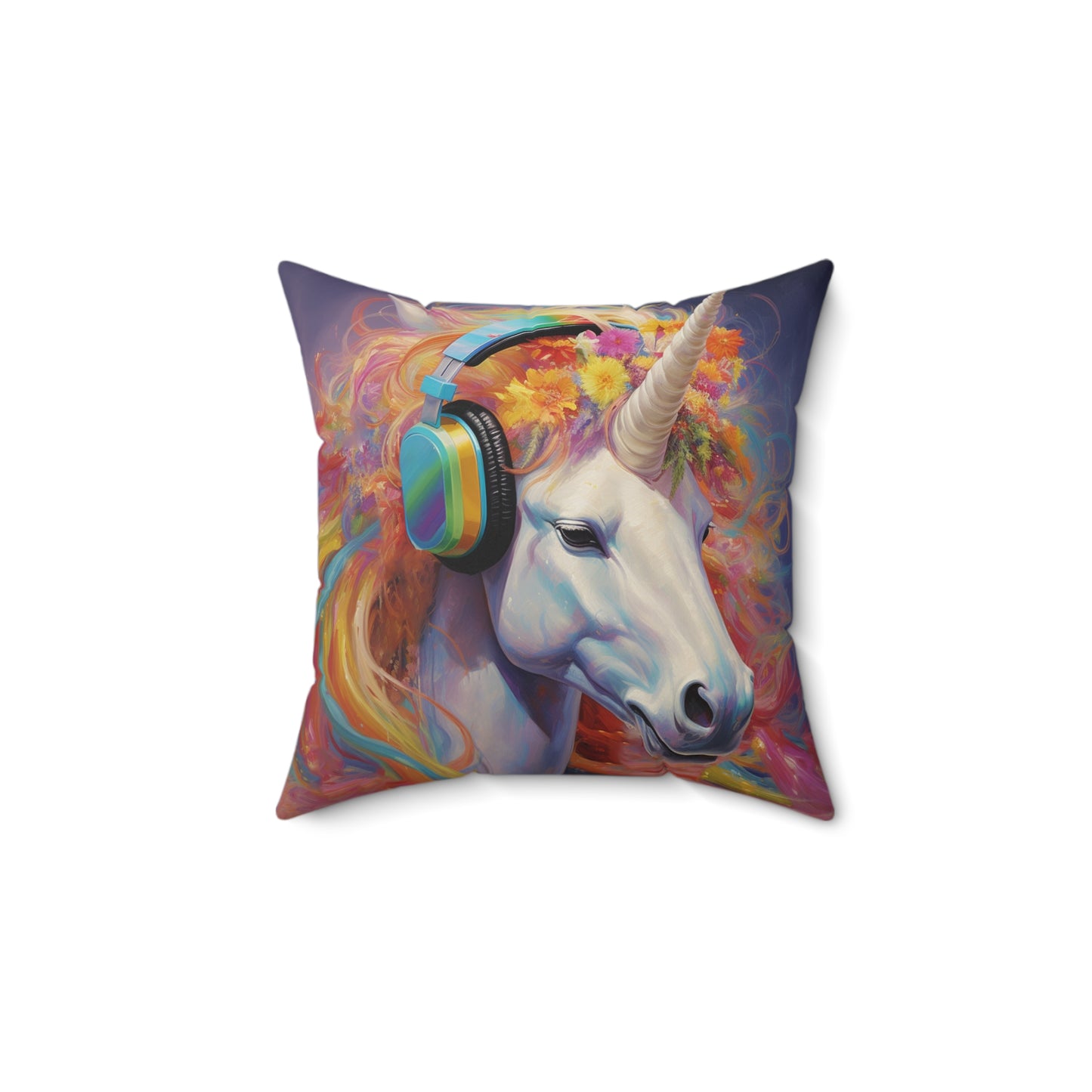Unicorn Square Pillow