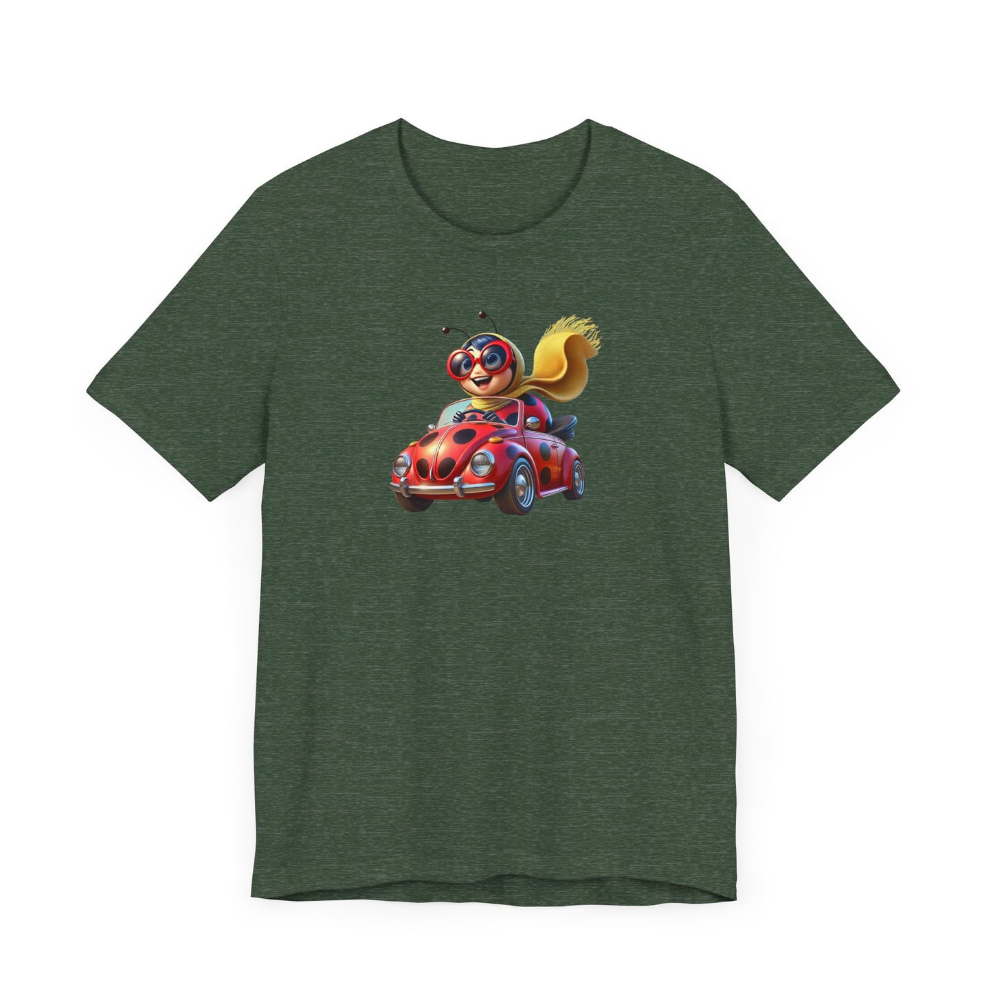 The Ladybug Goes Rogue!   Unisex Tee - Perfect for Kids and Animal Lovers