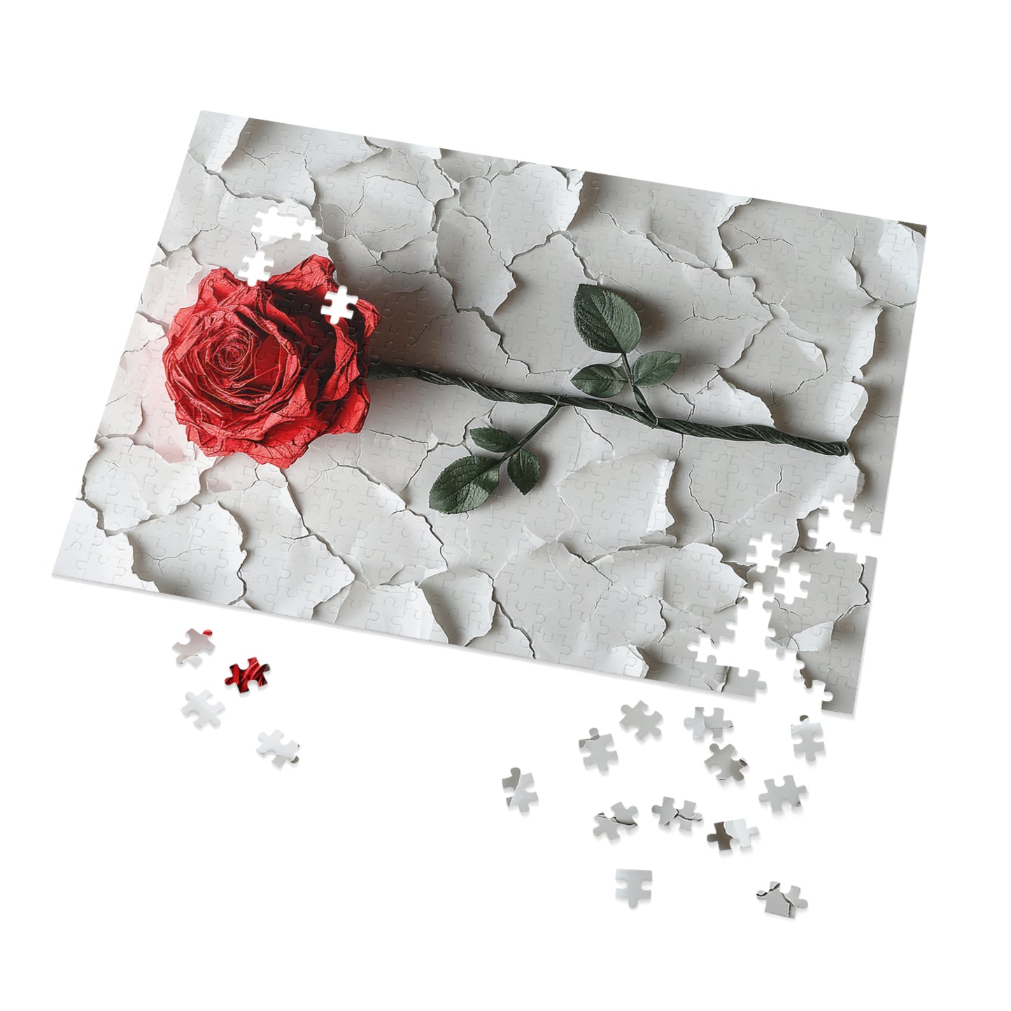 Paper Rose Jigsaw Puzzle (30, 110, 252, 500,1000-Piece)