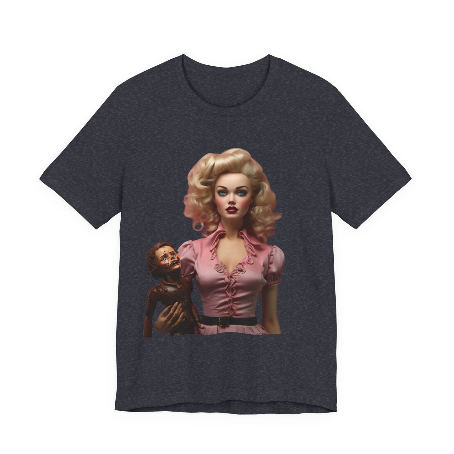Bad Barbie Doll Unisex Jersey Short Sleeve Tee