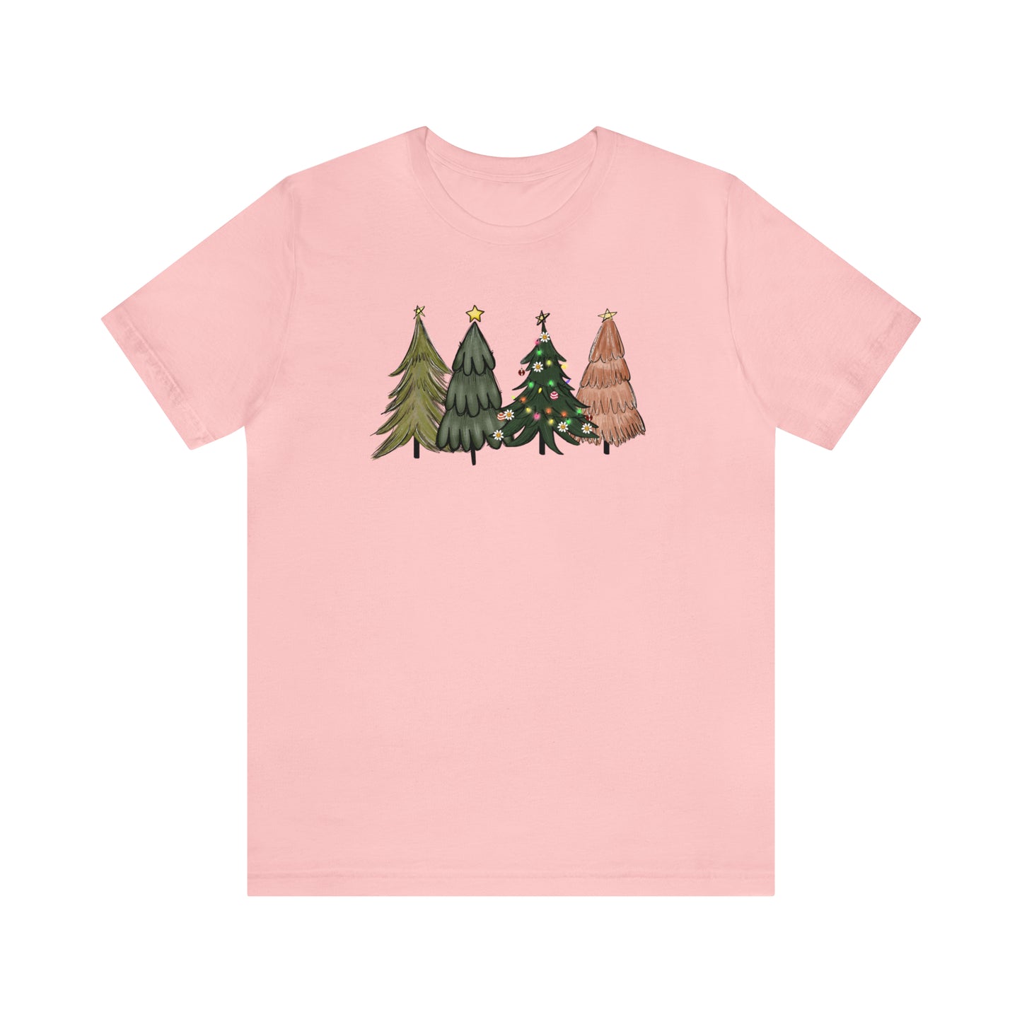 Christmas Tree Short Sleeve Tshirt Christmas Tee