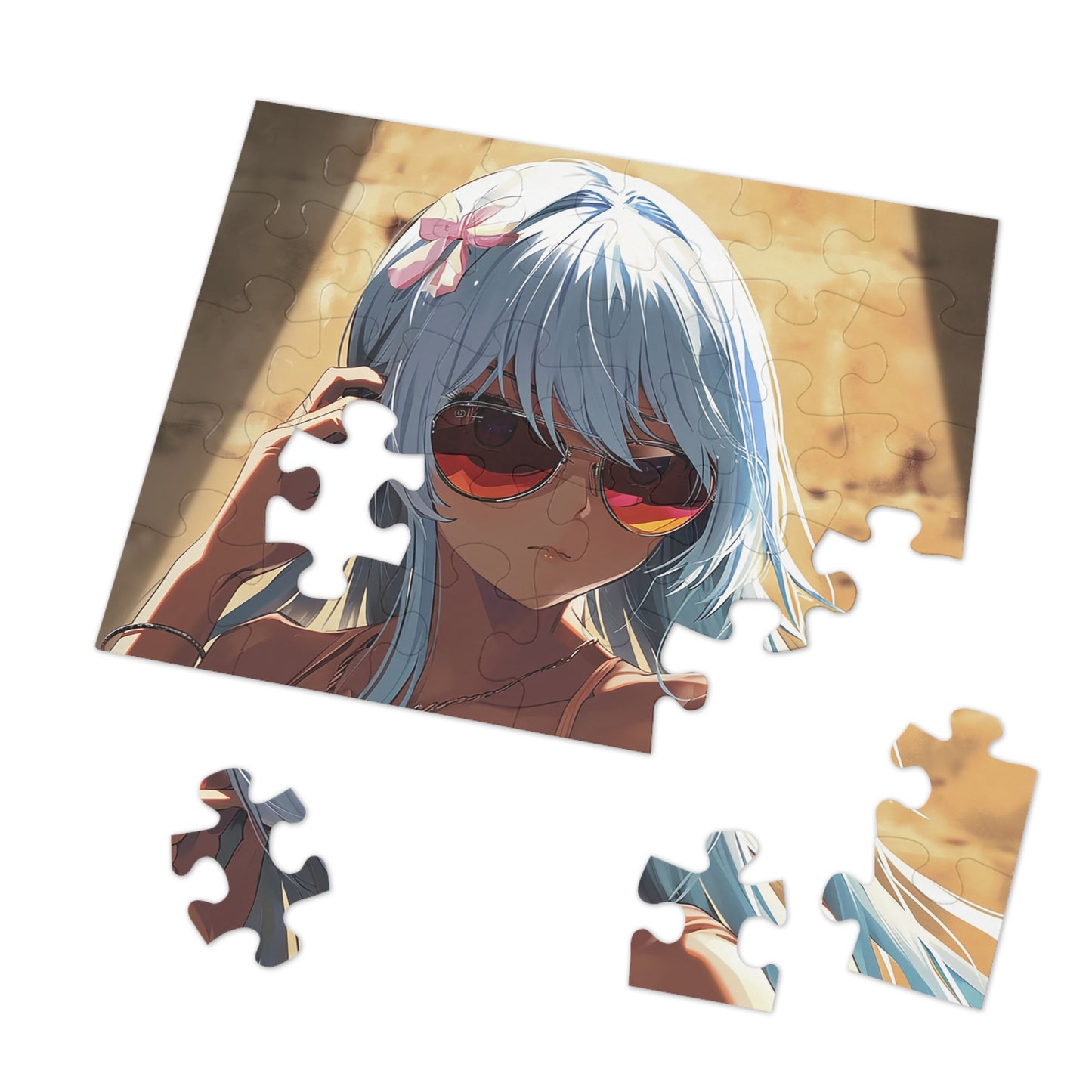 Sexy Anime Girl  Jigsaw Puzzle (30, 110, 252, 500,1000-Piece)