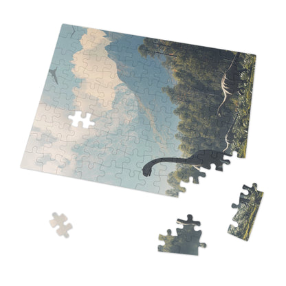 Dinosaurs Roam  Jigsaw Puzzle (30, 110, 252, 500,1000-Piece)