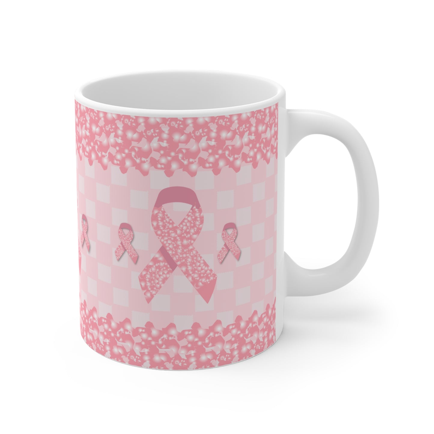 Breast Cancer Awareness Pink Ribbon Ceramic Mugs (11oz\15oz\20oz)