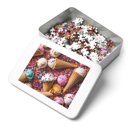 Ice Cream and Sprinkles  Jigsaw Puzzle (30, 110, 252, 500,1000-Piece)