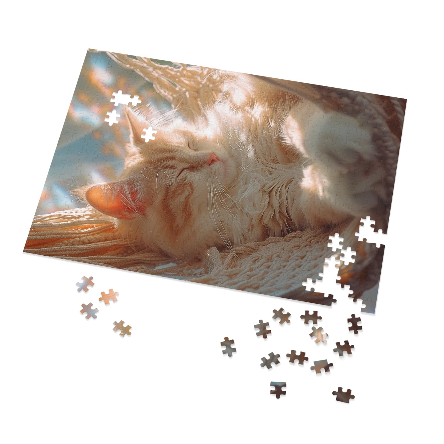 Hammock Cat Nap  Jigsaw Puzzle (30, 110, 252, 500,1000-Piece)