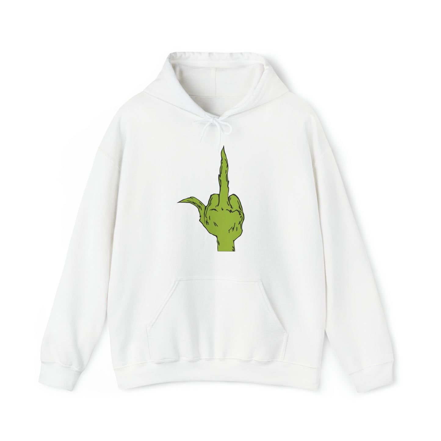 Grinch Middle Finger  Unisex Heavy Blend™ Hooded Sweatshirt