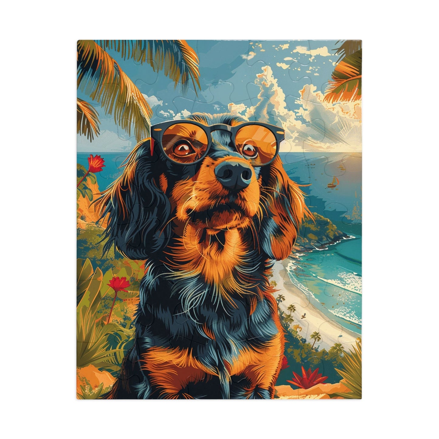 King Charles Spaniel Dog Jigsaw Puzzle (30, 110, 252, 500,1000-Piece)