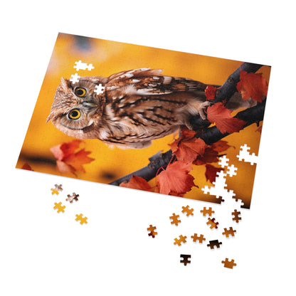 Autumn Owl Jigsaw Puzzle (30, 110, 252, 500,1000-Piece)