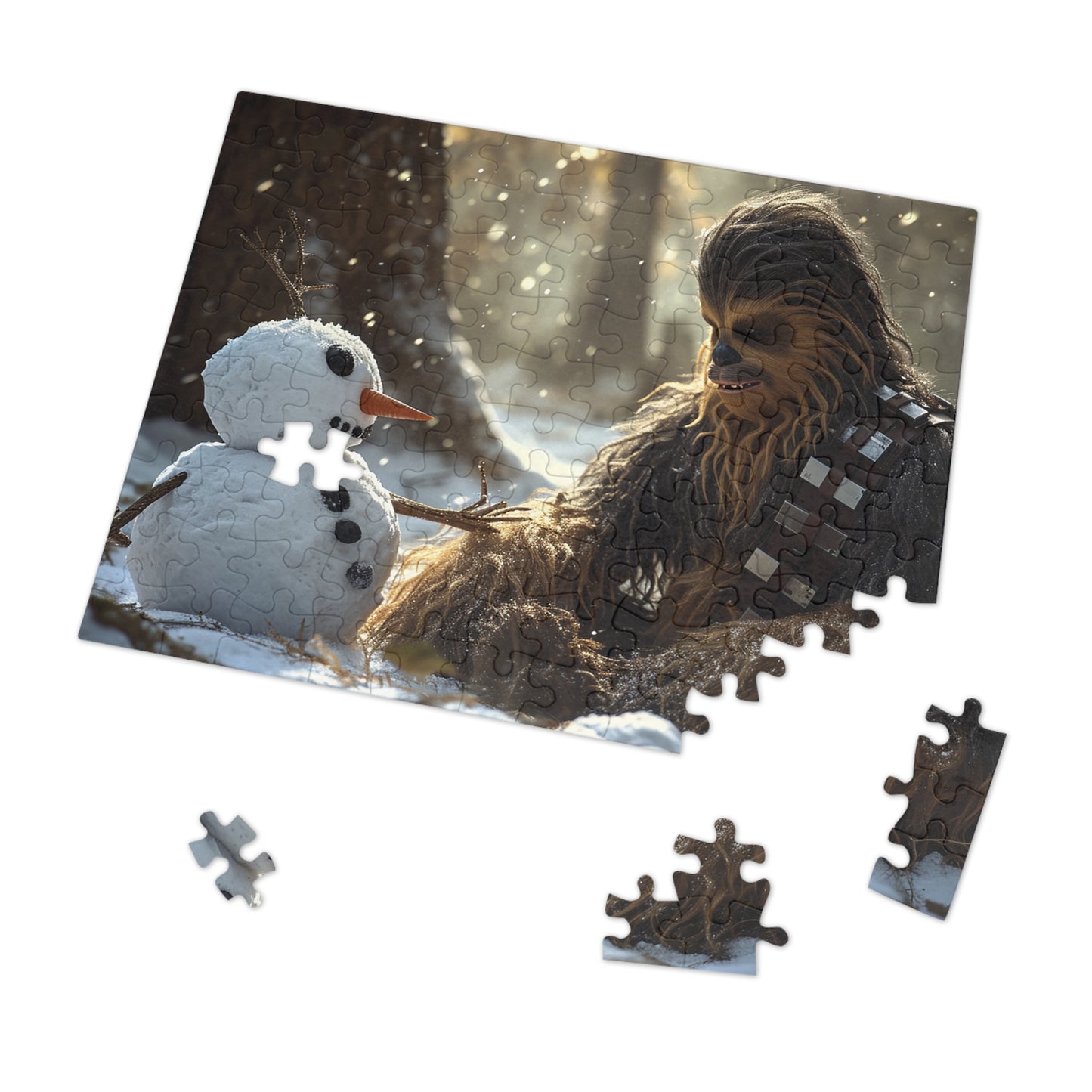 Chewy and the Snowman Jigsaw Puzzle (30, 110, 252, 500,1000-Piece)