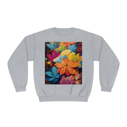 Colorful Fall Leaves Unisex NuBlend® Crewneck Sweatshirt