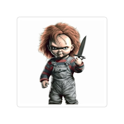 Chucky Transparent Outdoor Stickers, Die-Cut, 1pcs